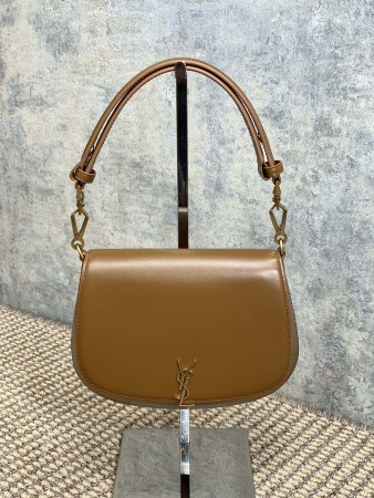 y*l voltaire top handle in box Sa**t Lau*nt 17.5x21x8cm