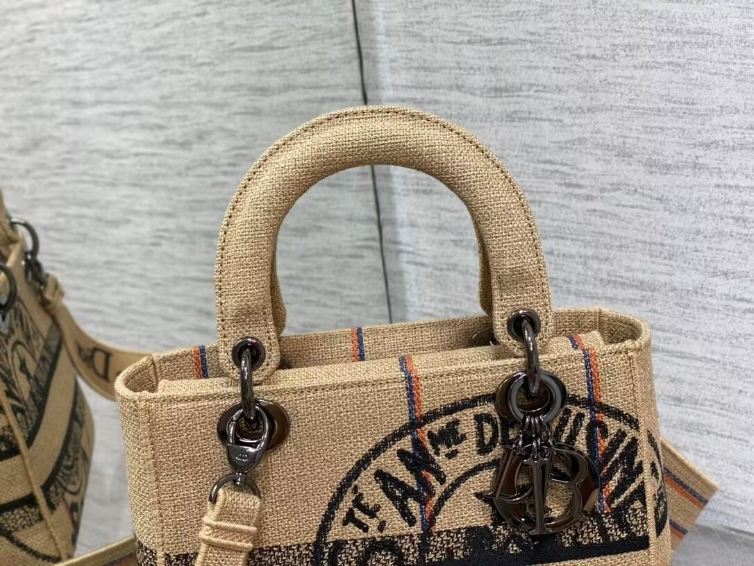 D*or medium lady d-lite bag 24x20x11cm
