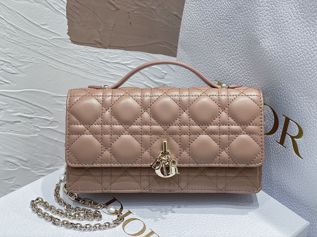 miss D*or mini handbag medium antique bronze cannage woven pattern s0980onmj_m53u 21 x 11.5 x 4.5 cm