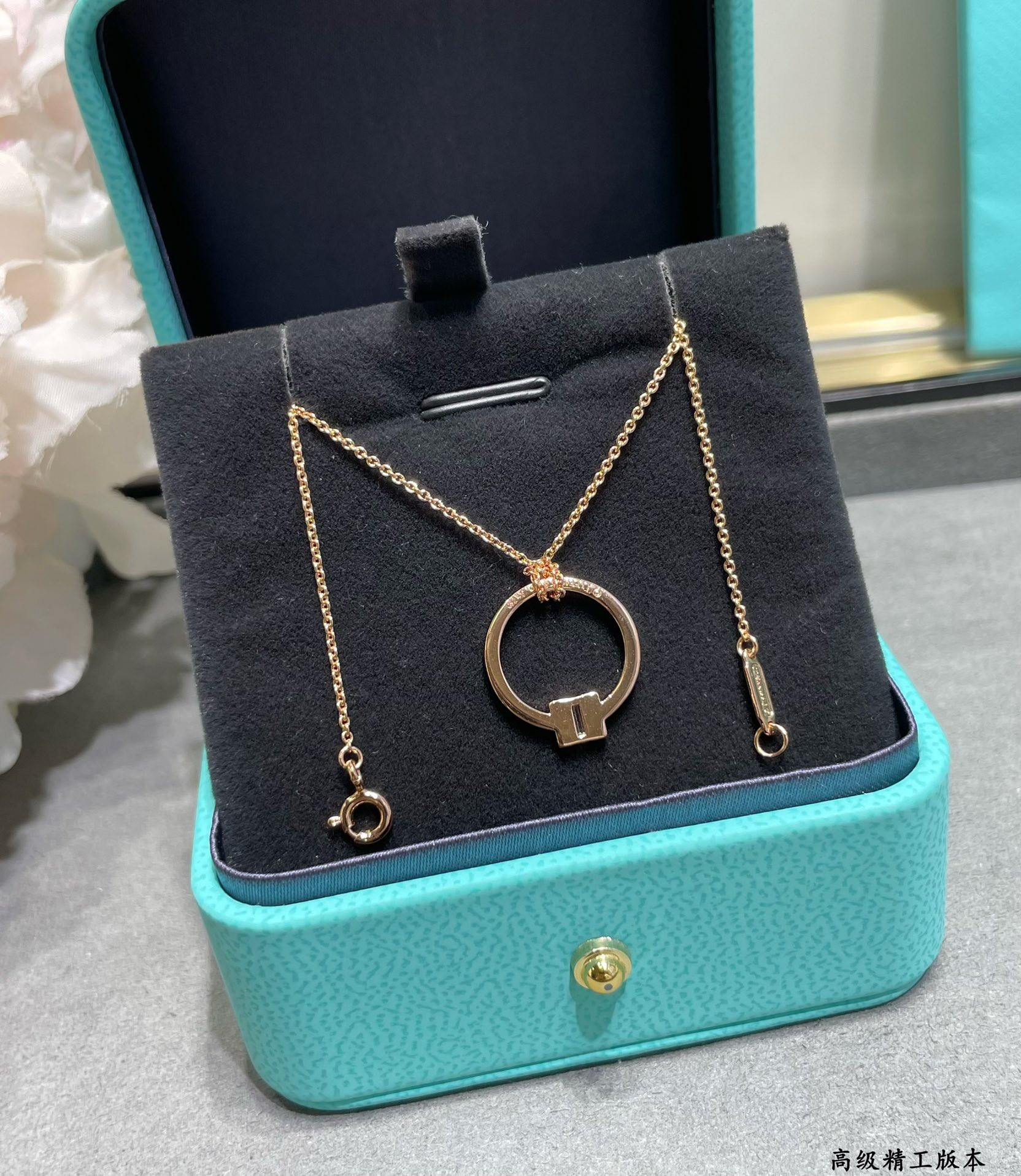 T*f*ny & co. double t necklace ag925