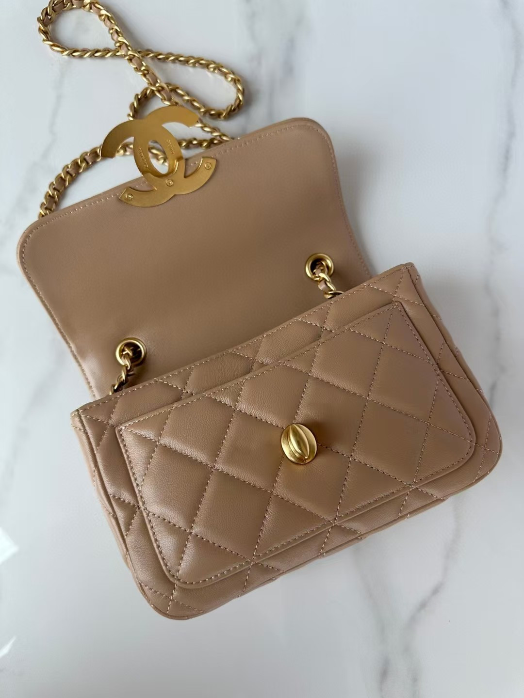 Ch*el maxi cc flap bag 20x8x11cm