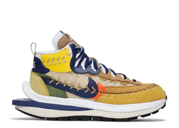 Nike Vaporwaffle sacai Jean Paul Gaultier Sesame Blue