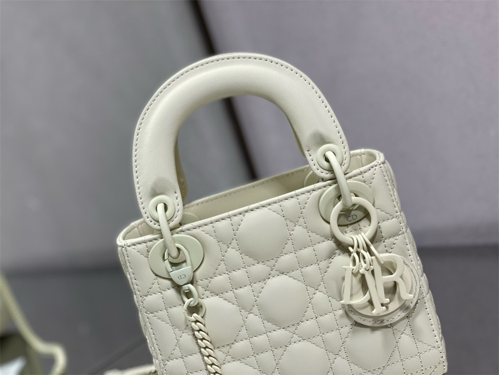 mini lady D*or bag 6.5 x 6 x 3 inches