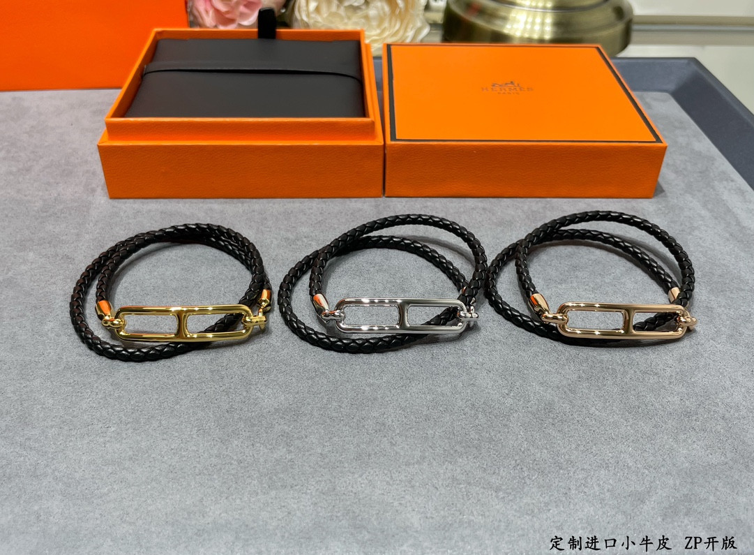 H**me5 h leather cord bracelet
