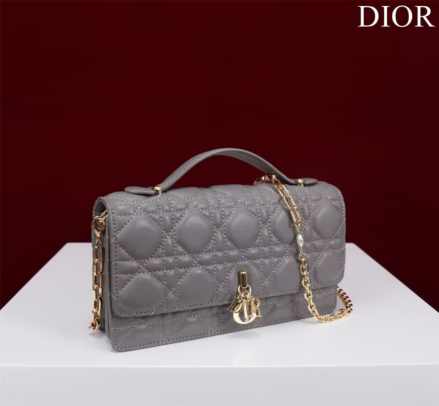 miss D*or mini handbag 21x11.5x4.5cm