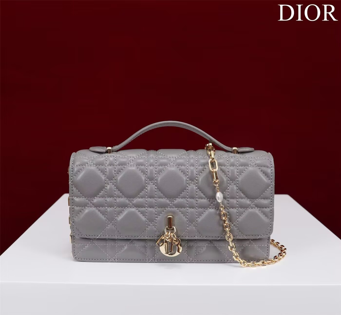 miss D*or mini handbag 21x11.5x4.5cm