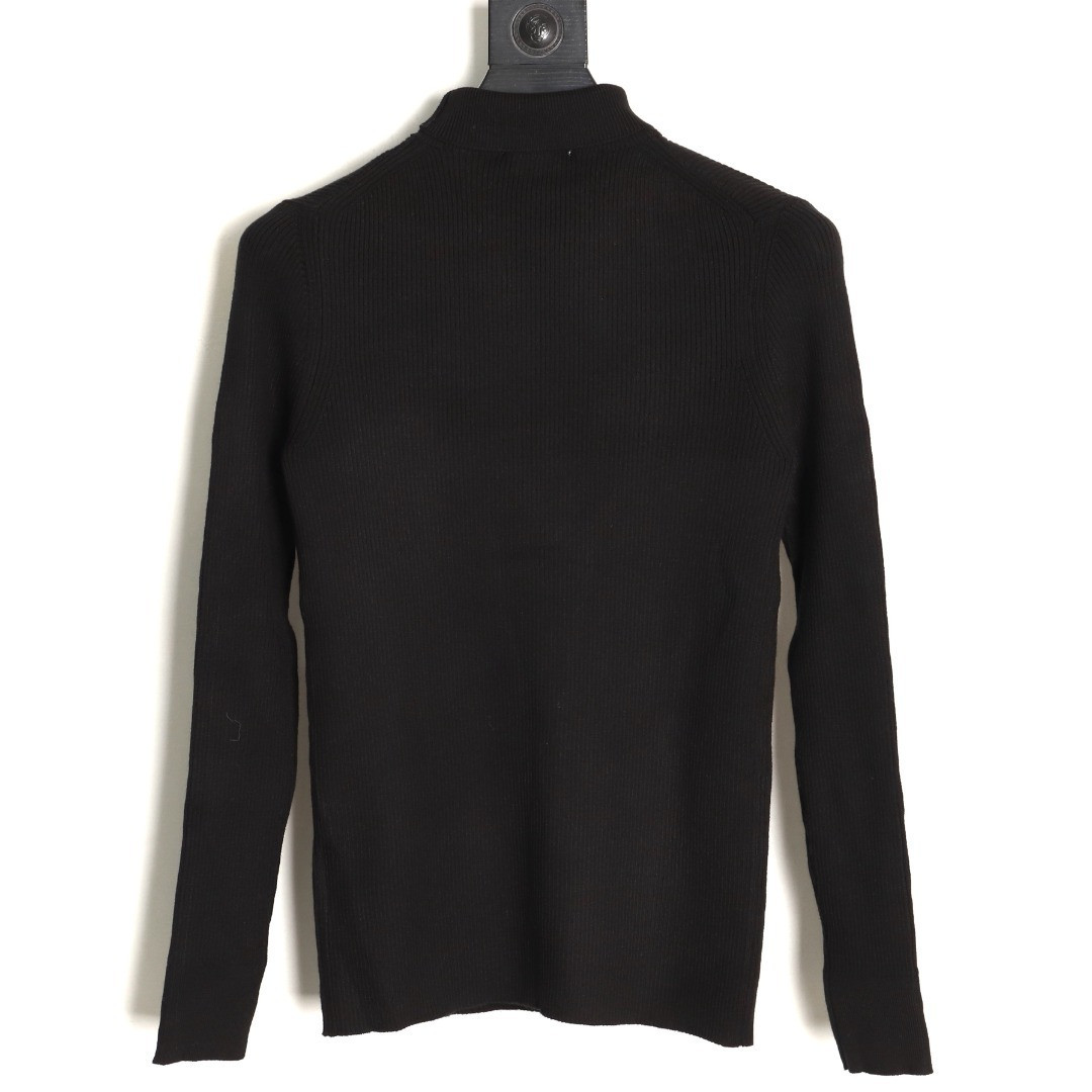 Pra*a 22fw high collar base knitting sweaters