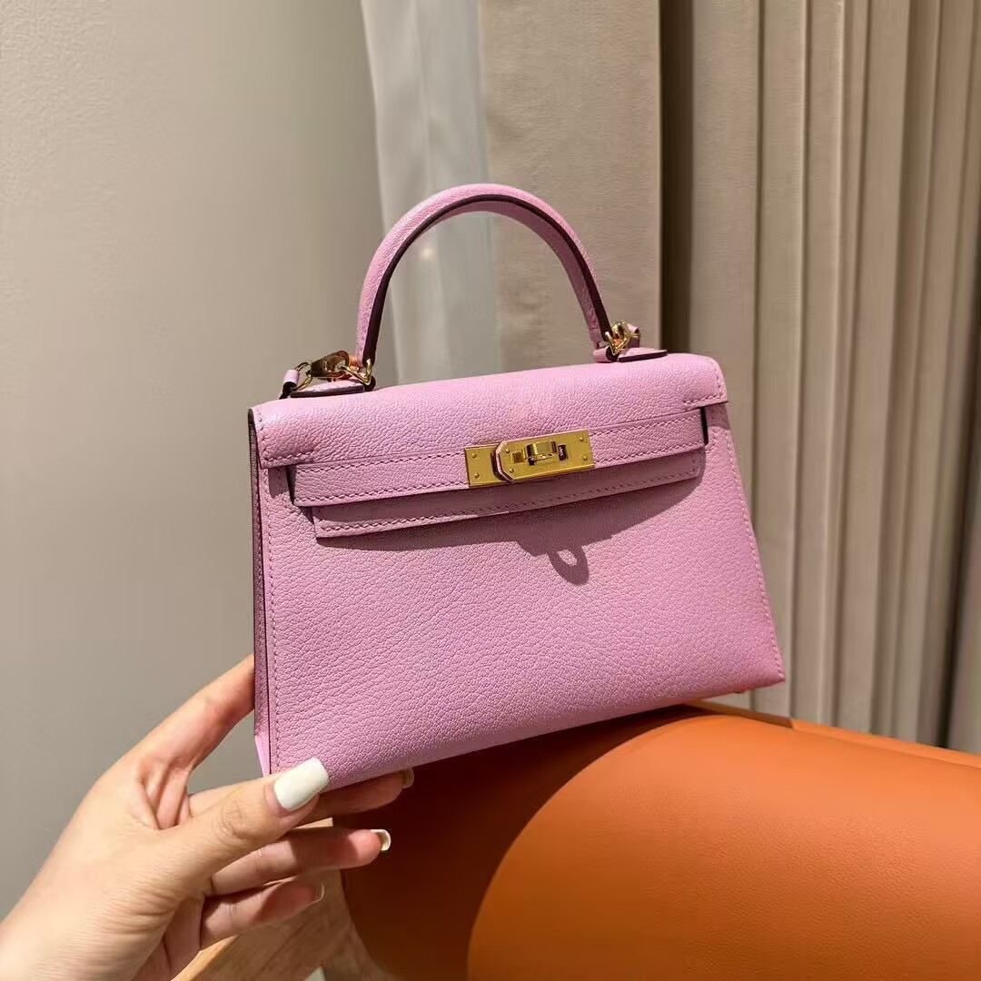 H**me5 mini kelly chèvre 19 19×6×12cm (20 days for customization)