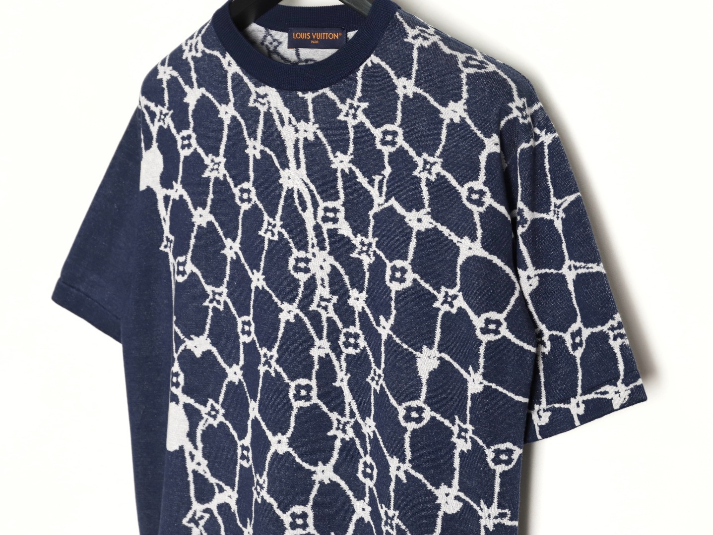 l0*is V*t0n lv 24ss knitting short-sleeved