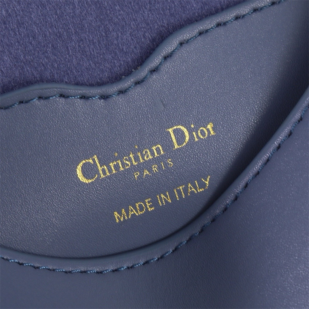medium D*or bobby bag navy box calfskin