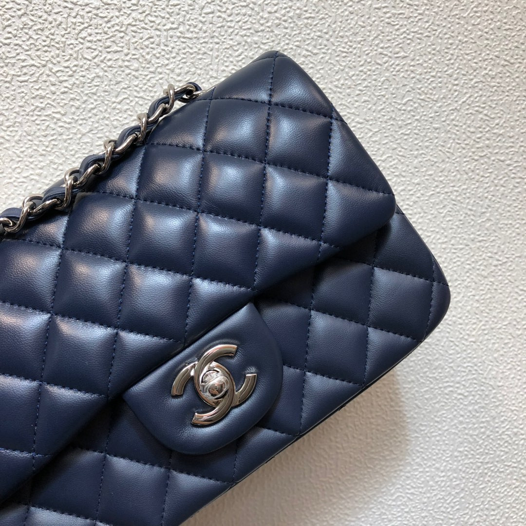Ch*el mini flap bag 12 × 20 × 6 cm