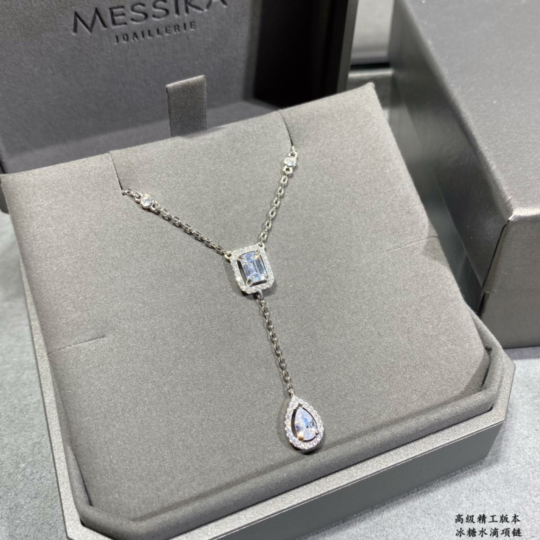 Messika Drop Ice Cube Necklace