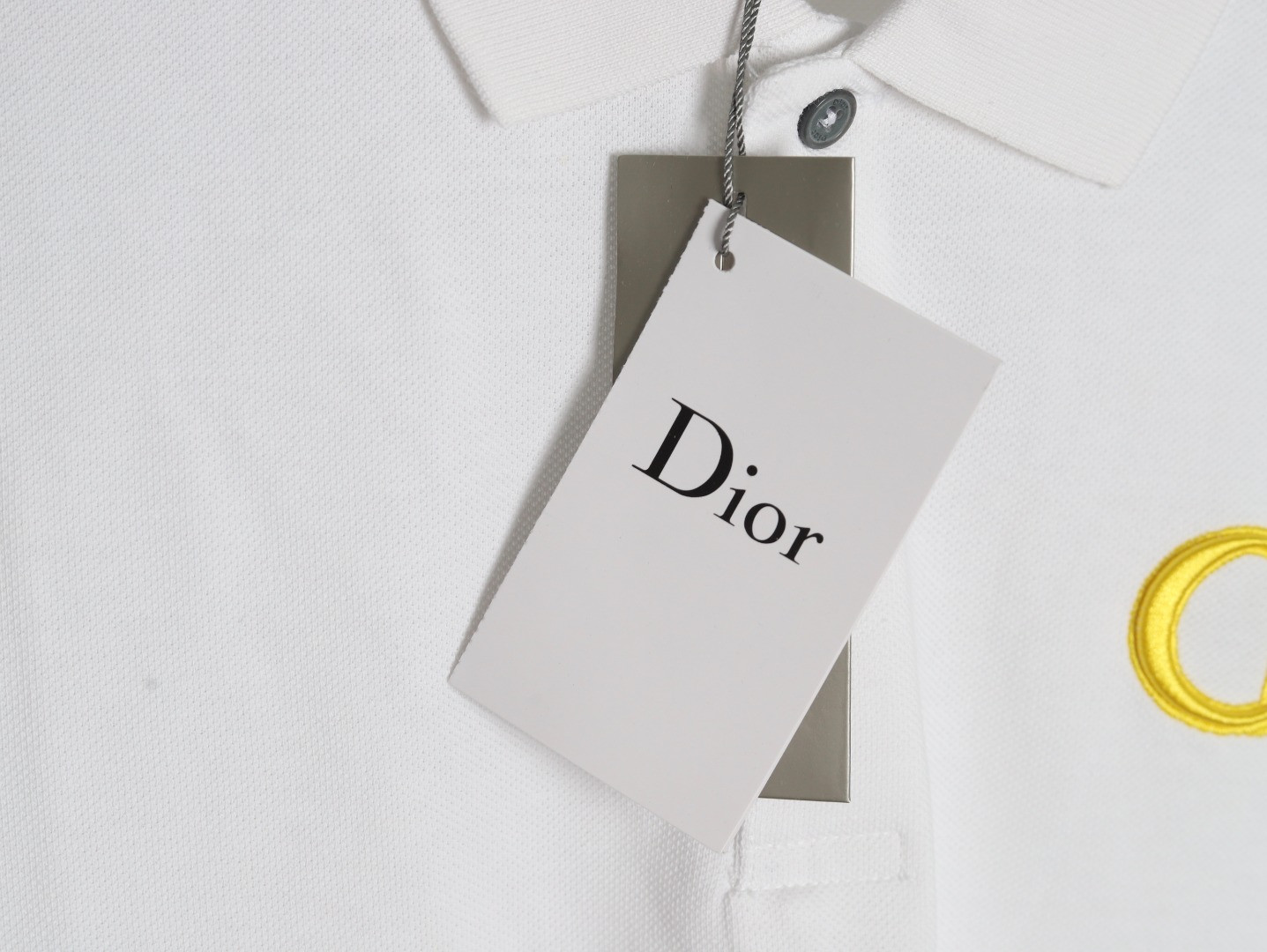 D*or 22ss short-sleeved polo shirt