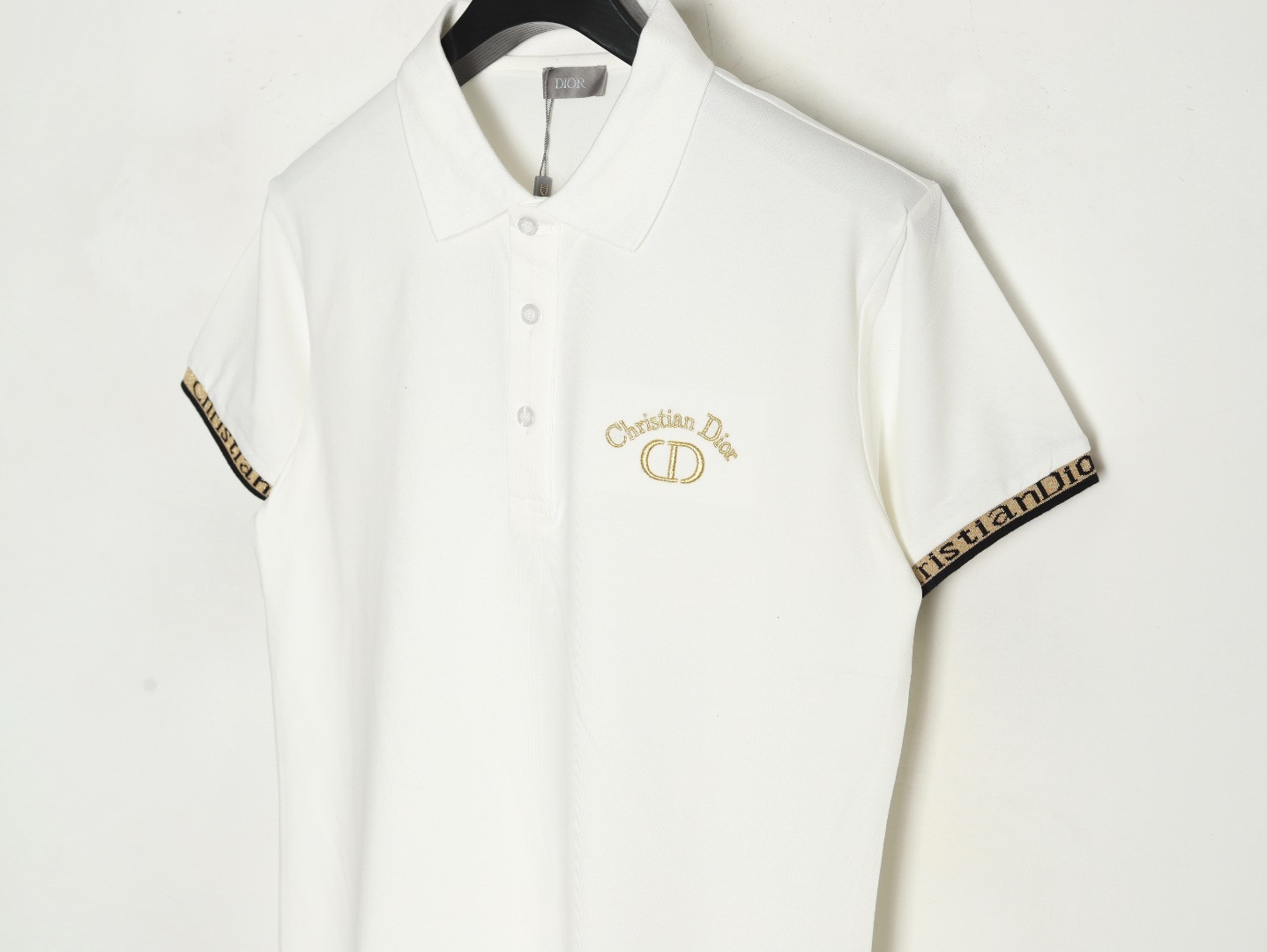 D*or 25ss short-sleeved polo shirt