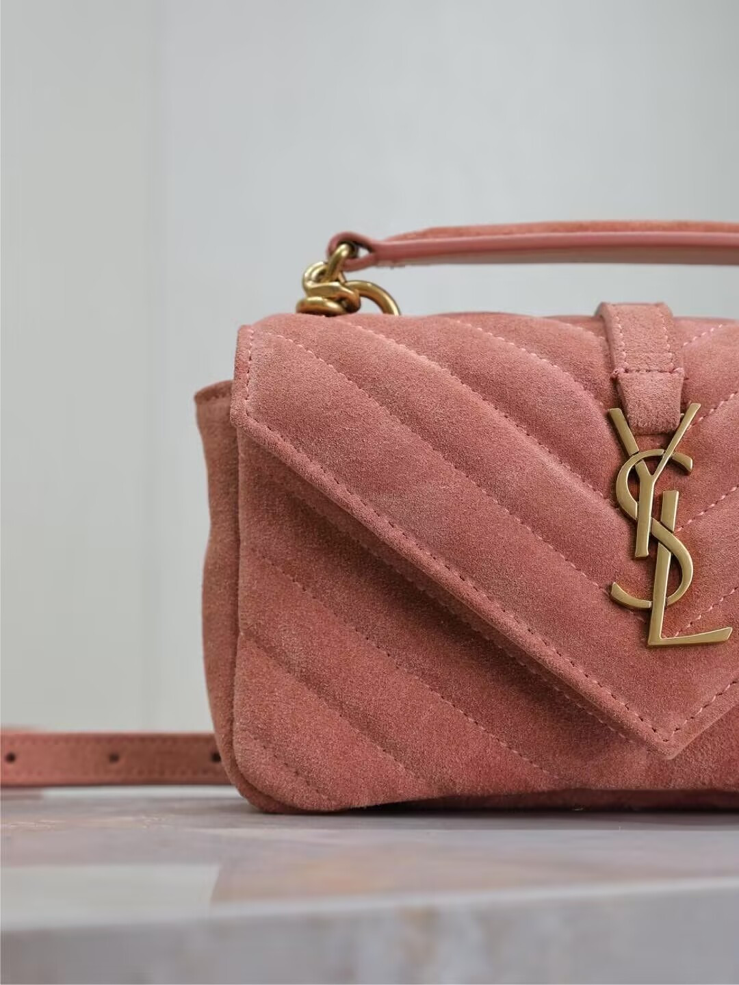 Y*L loulou college mini in suede 20x13x3cm