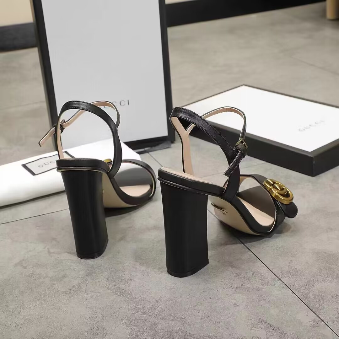 ua G*u*i horsebit heeled sandal