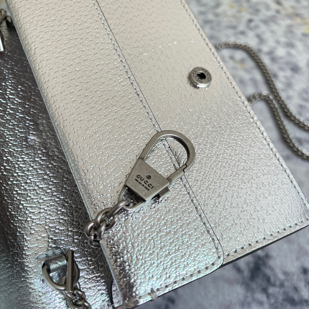 g*u*i dionysus S*per mini bag 6.5"wx3.9"hx1.6"d