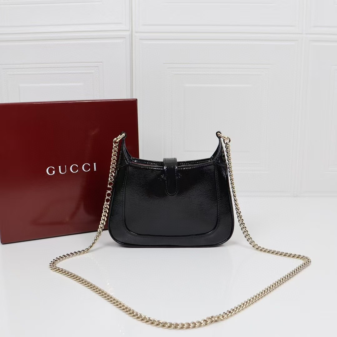 G*u*i jackie notte mini bag 7.7"w x 7.1"h x 1.4"d