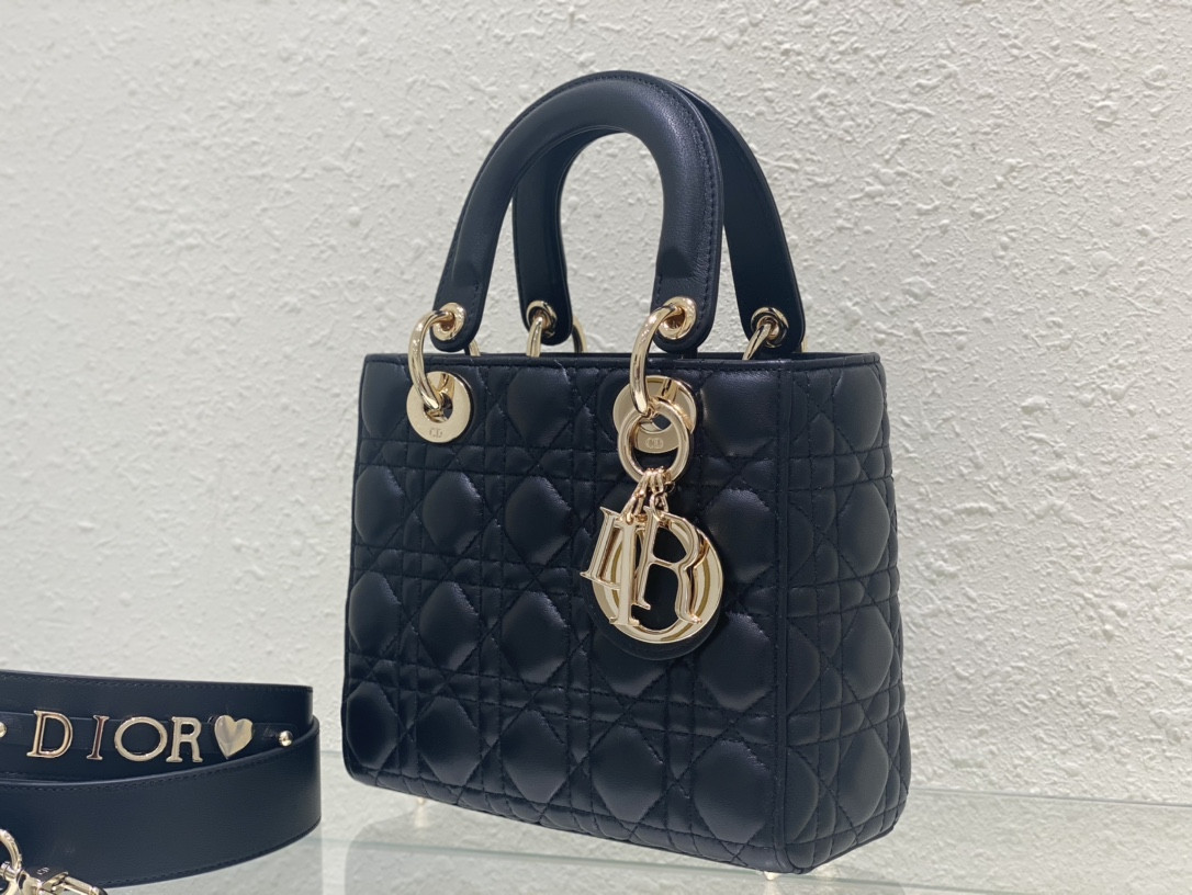 small lady D*or my abcD*or bag 8 x 6.5 x 3 inches