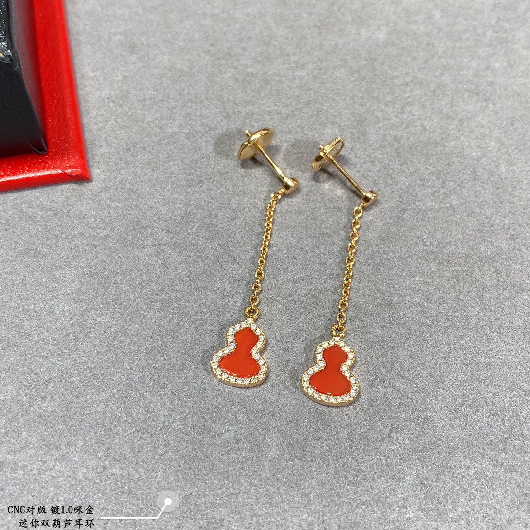 Qeelin Mini Gourd Earrings