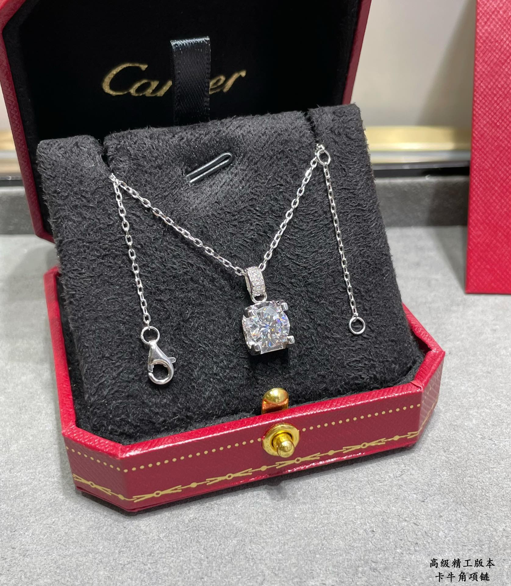 Ca*t*er horn necklace