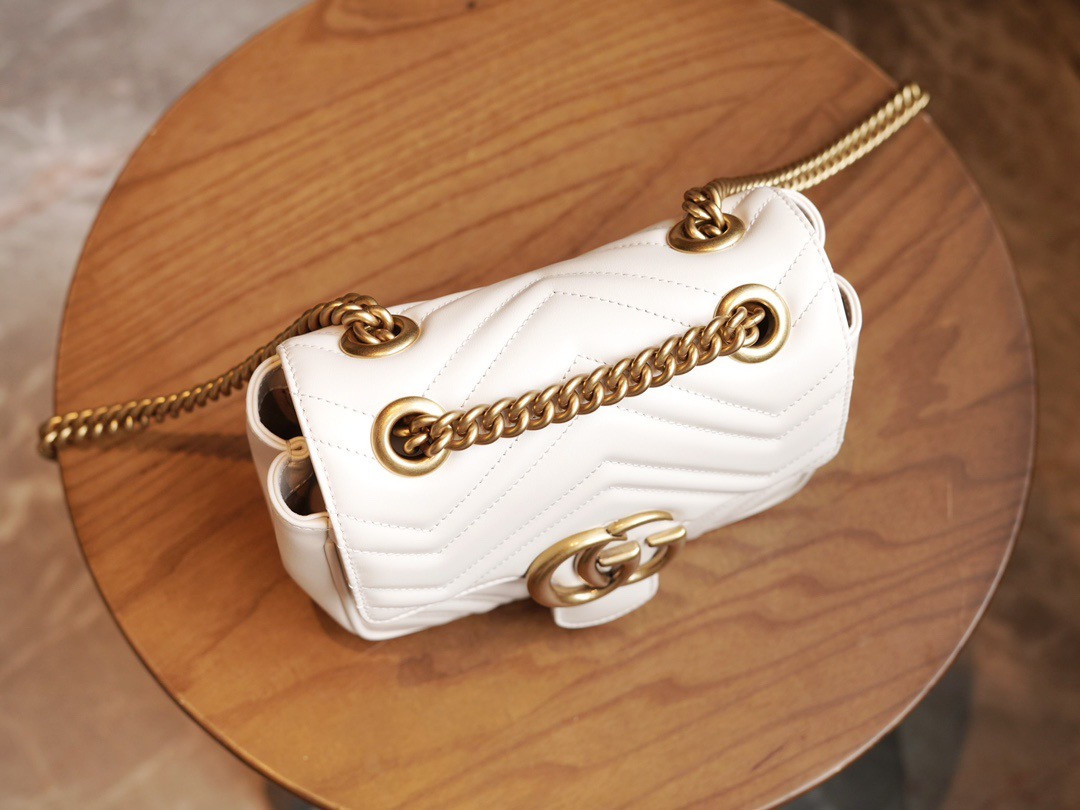 GG MARMONT QUILTED MINI TOTE BAG