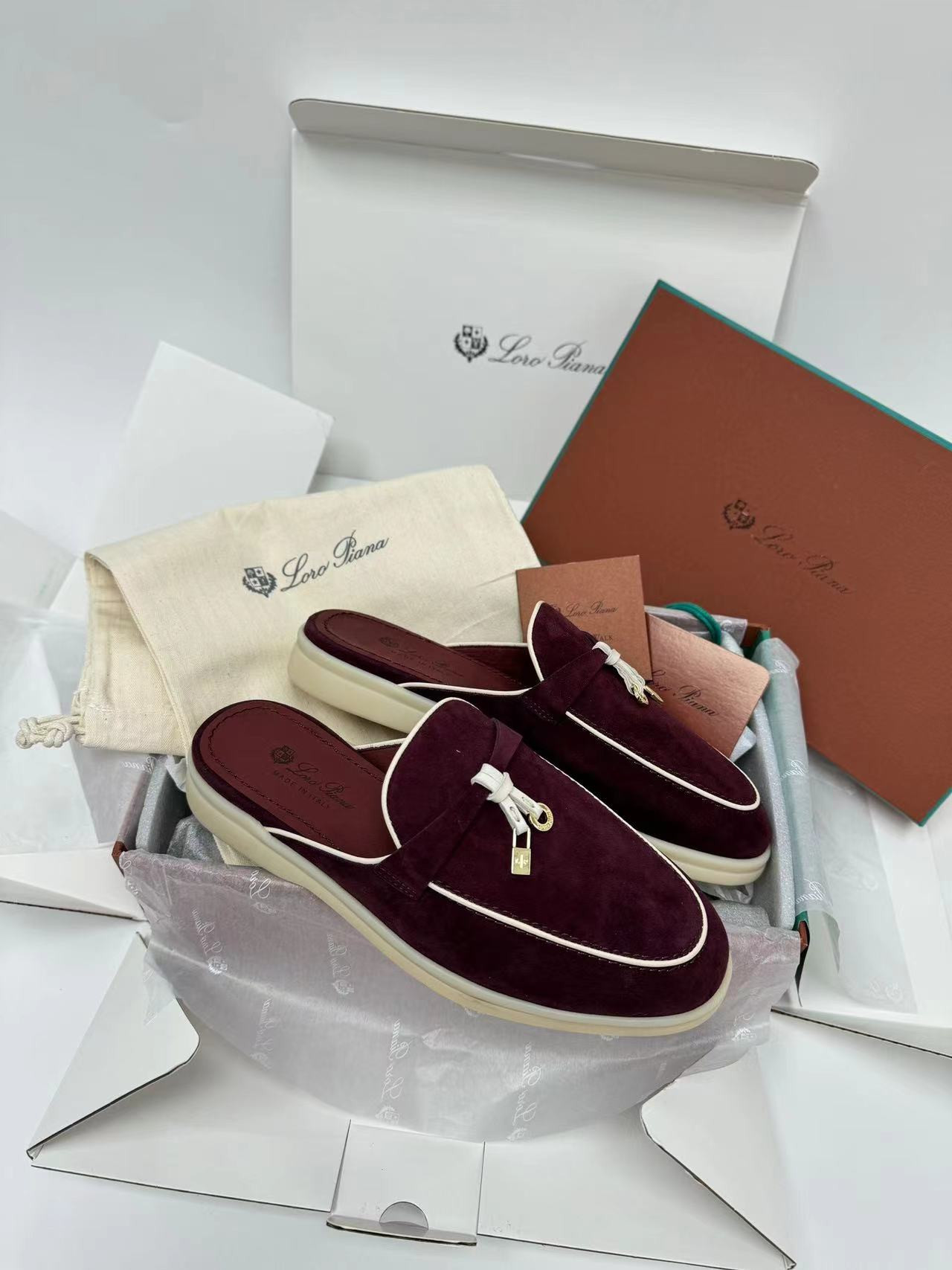 ua L**o p*ana  babouche charms walk moccasin slipper moccasin (customized, no return no exchange)