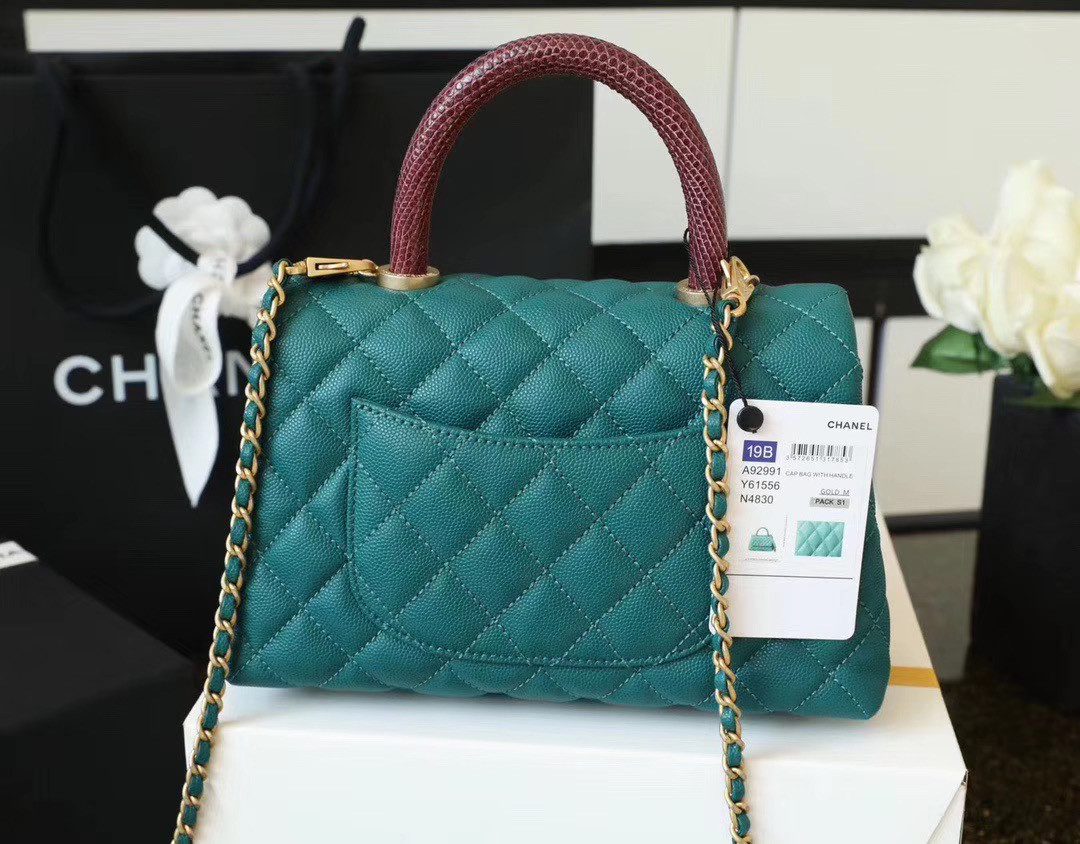 Coco handle bags calfskin leather