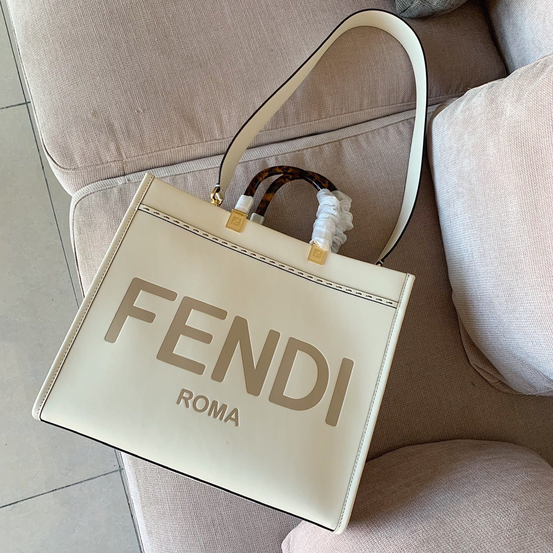 F**di sunshine medium tote shopping bag