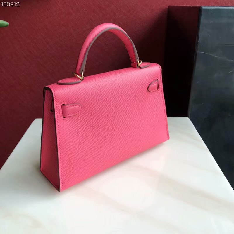 H**mes epsom handmade kelly mini 19