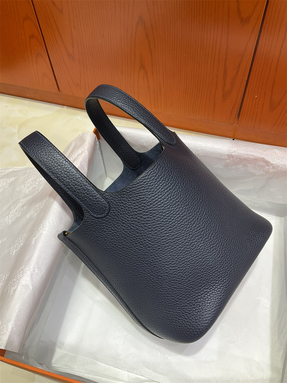 H**me5 picotin 18cm midnight blue without original box