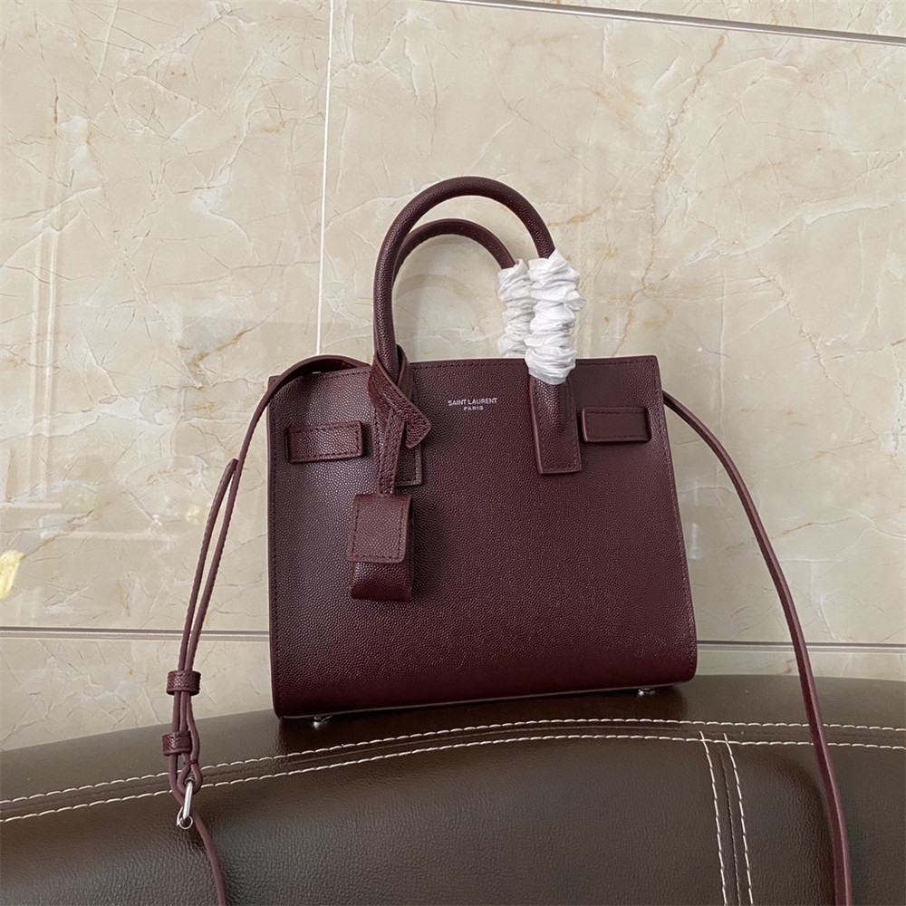 Y*L sac de jour nano in grained leather