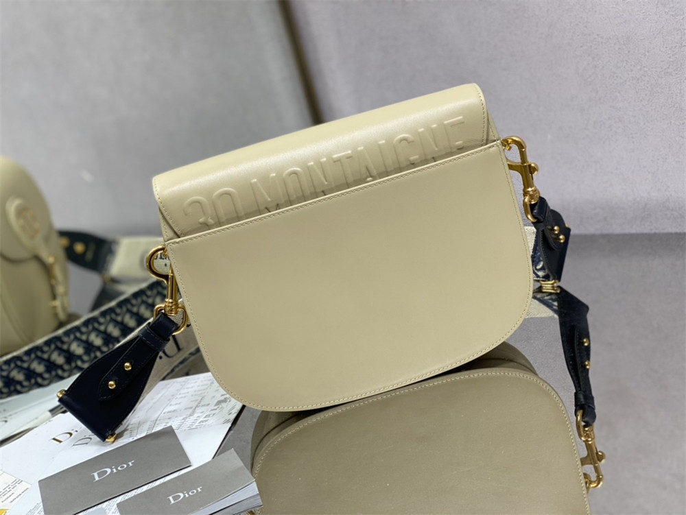 large D*or bobby bag light green box calfskin