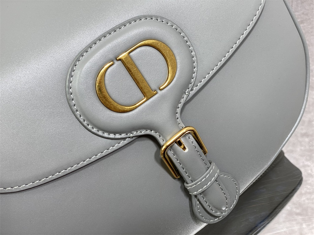 large D*or bobby bag grey box calfskin