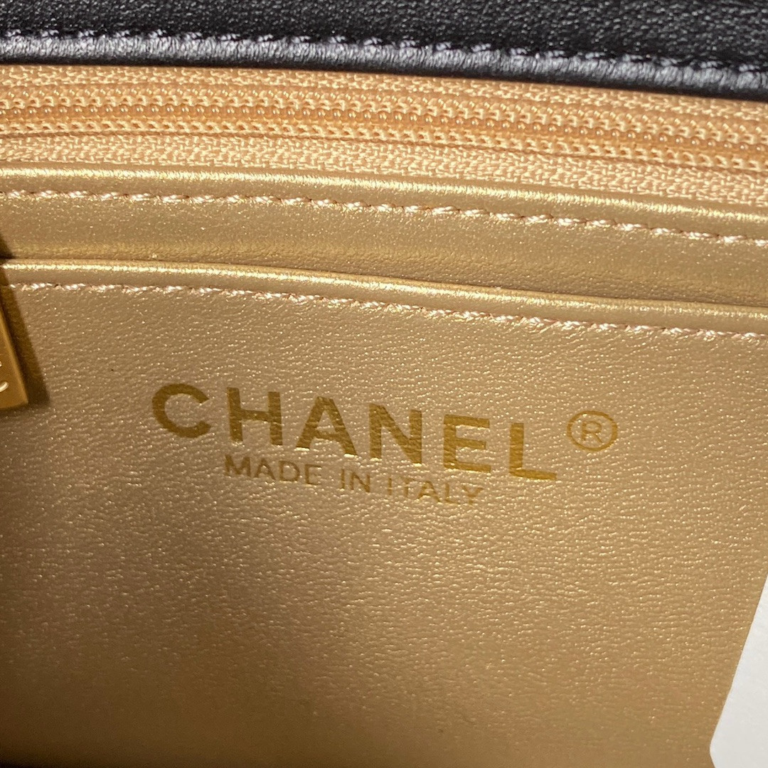 Ch*el mini flap bag 4.7 × 7.8 × 2.3 in