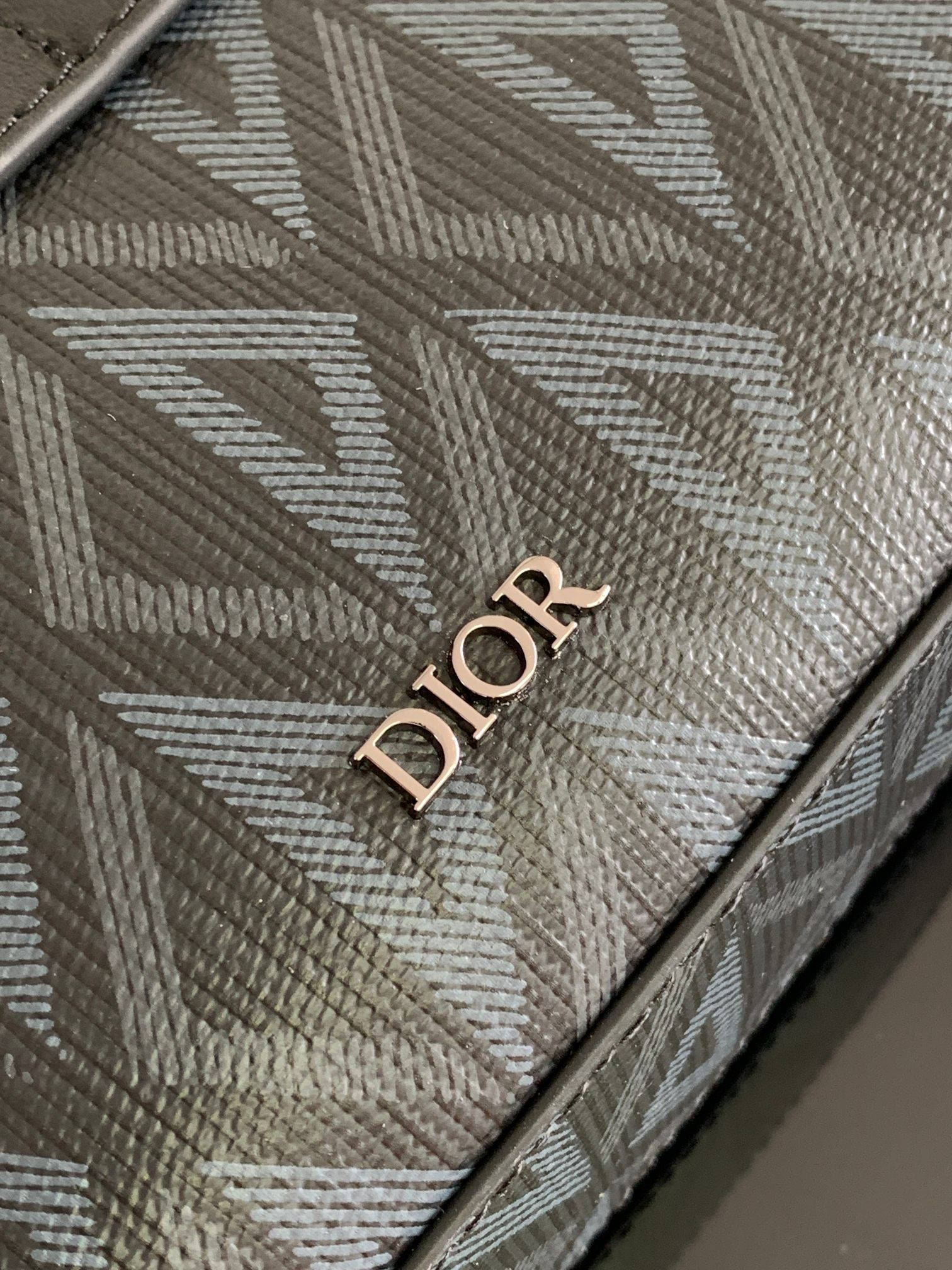 D*or safari bag with strap navy 8.5 x 6 x 2.5 inches
