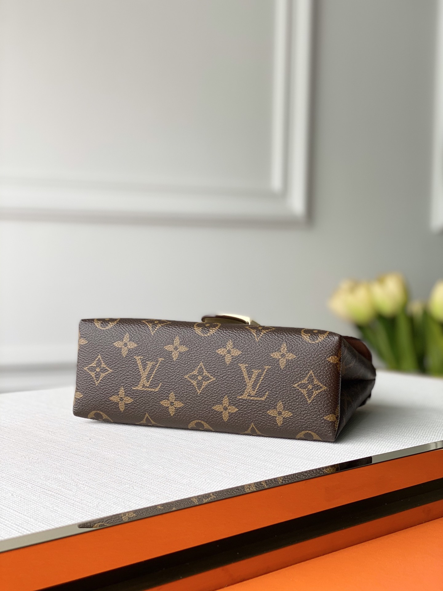 LV Locky BB BROWN 7.9 x 6.3 x 3 inches
