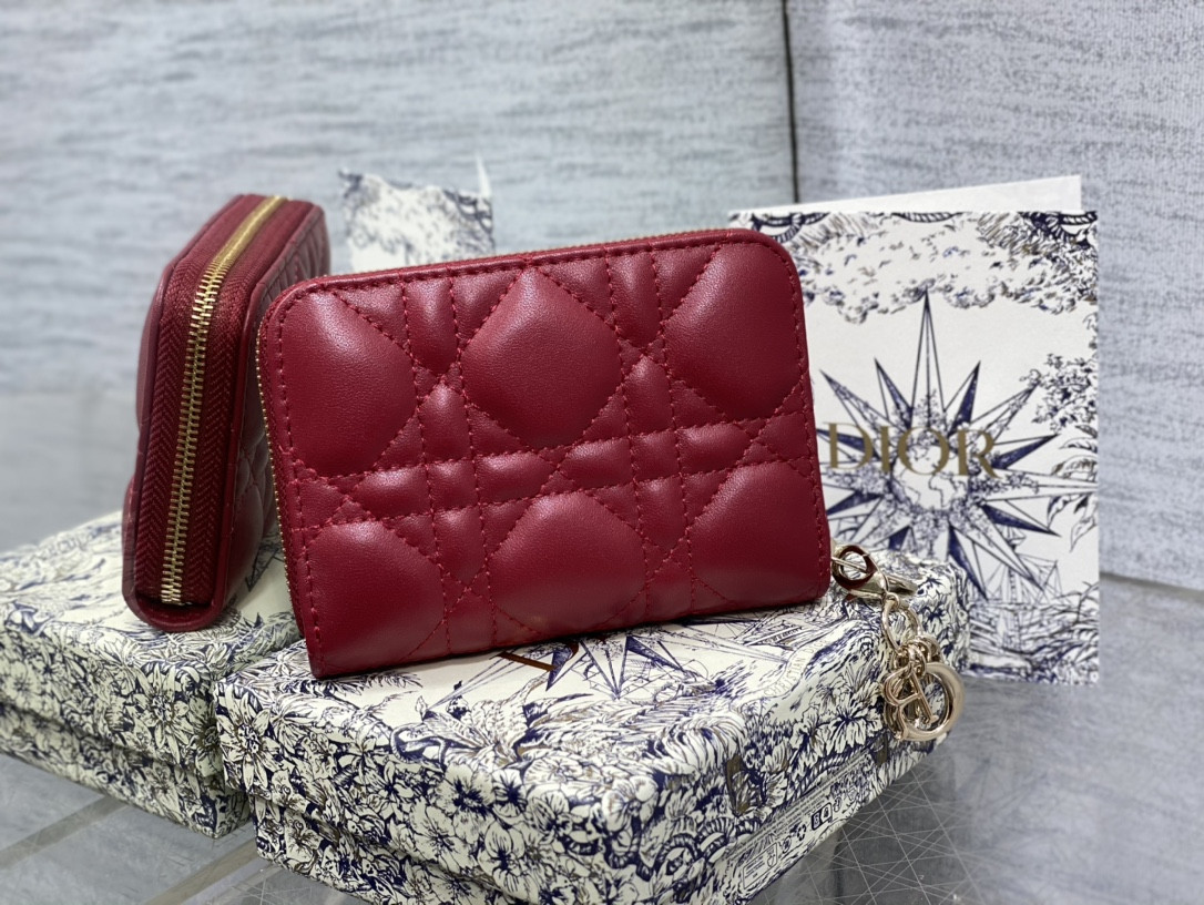 lady D*or voyageur small coin purse card holder