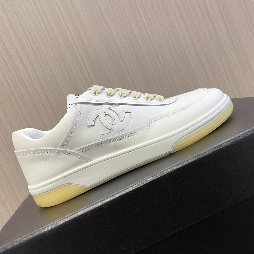 ua Ch*el sneakers calfskin