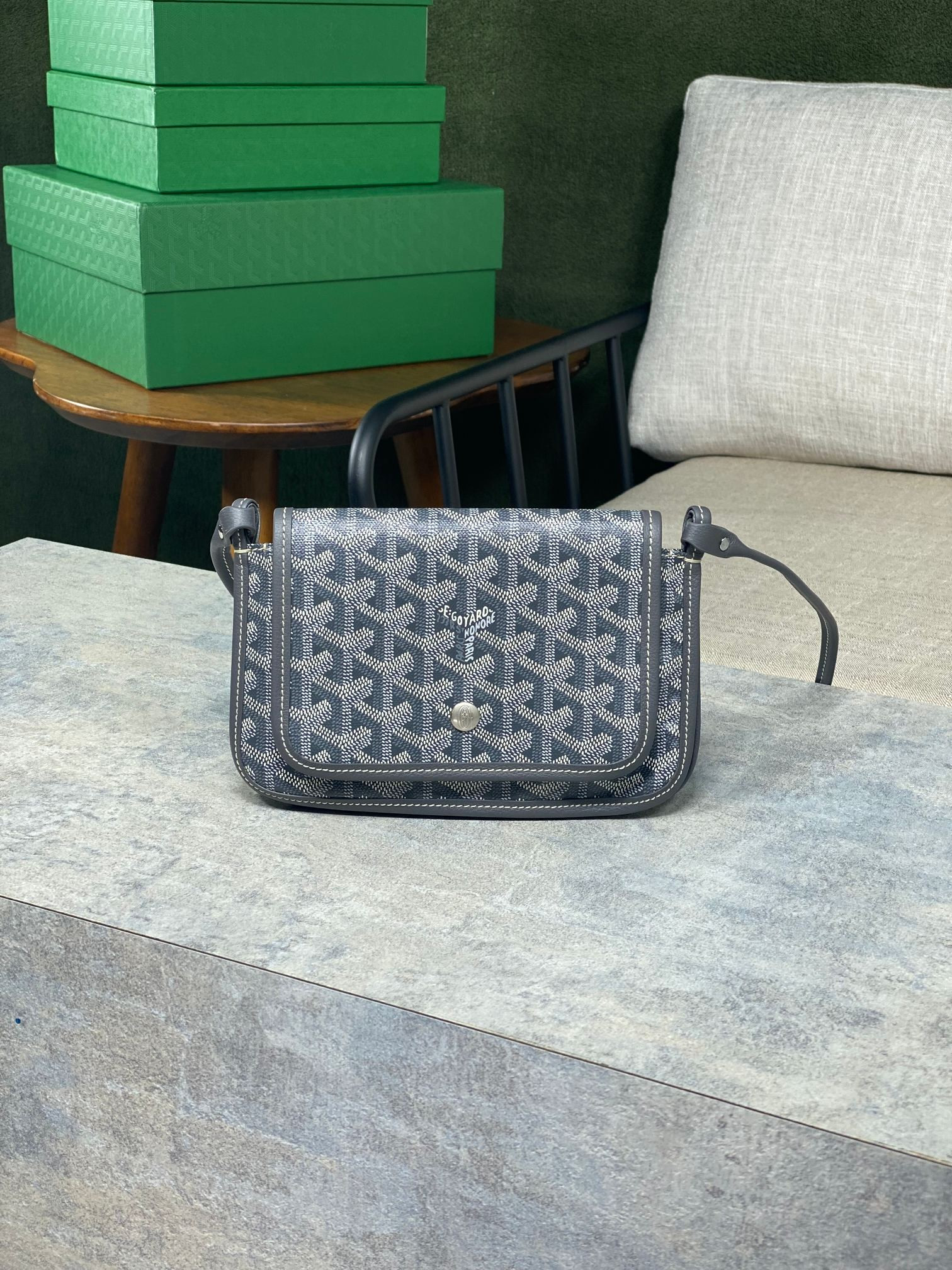 Go*ard plumet pocket wallet 21x14x2.5cm