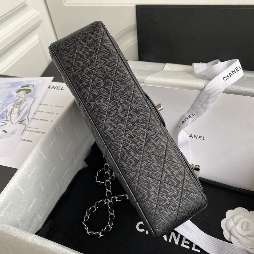 Ch*el classic flap bag 15.5×25.5×6.5cm