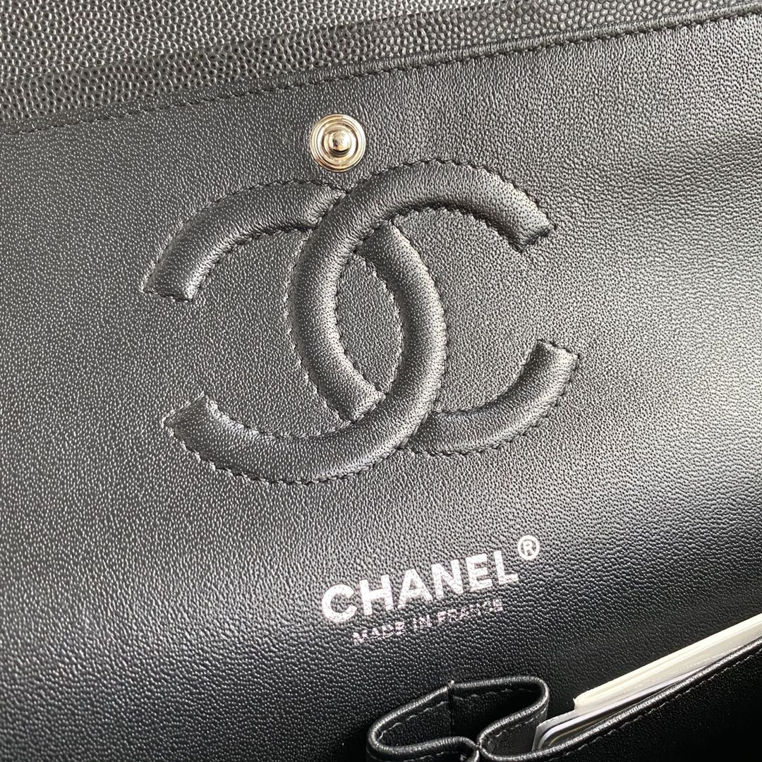 Ch*el classic flap bag 15.5×25.5×6.5cm