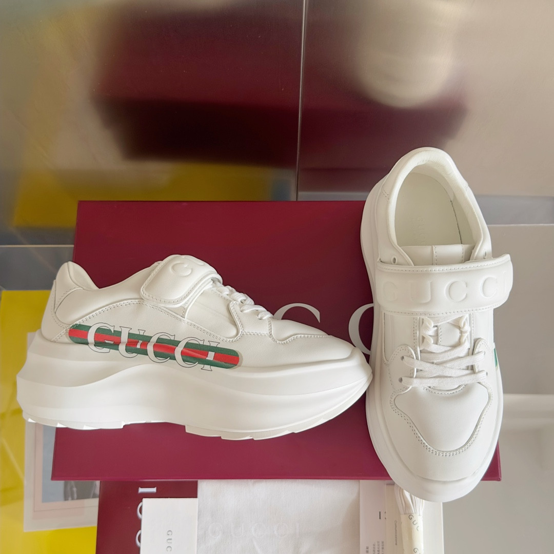 ua G*u*i wave wedge sneaker