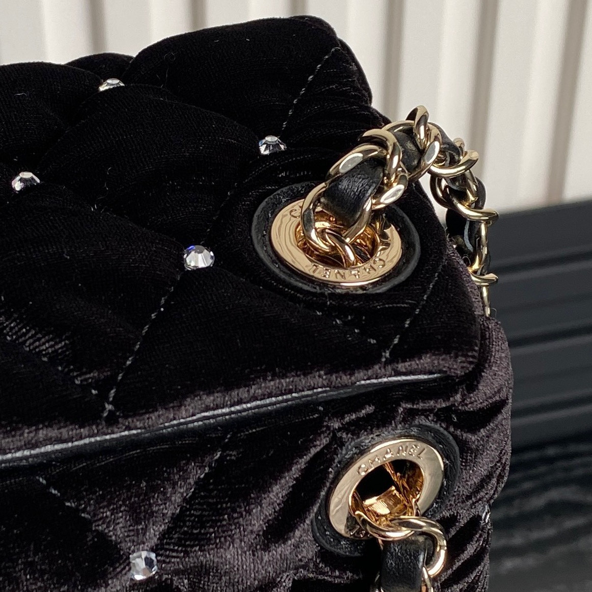 Ch*el clutch bag 22×8×9cm