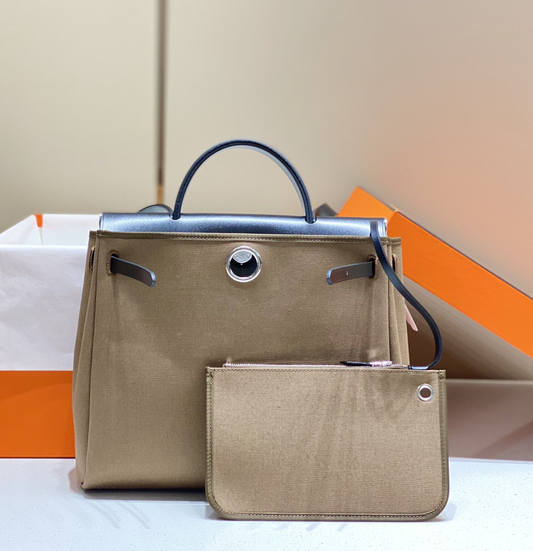 H**mes herbag 25x31x10cm