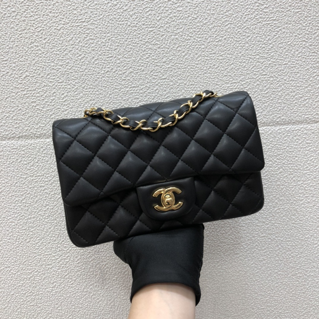 Ch*el mini flap bag 12 × 20 × 6 cm