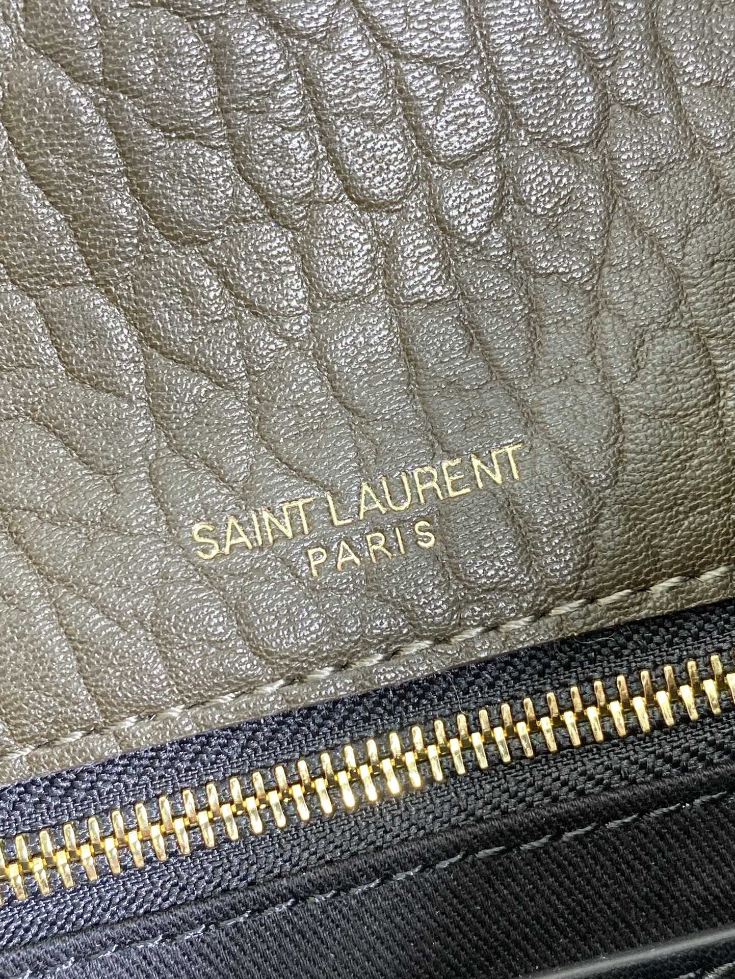Y*L cassandre large envelope pouch in lambskin 29.5x18x4.5cm