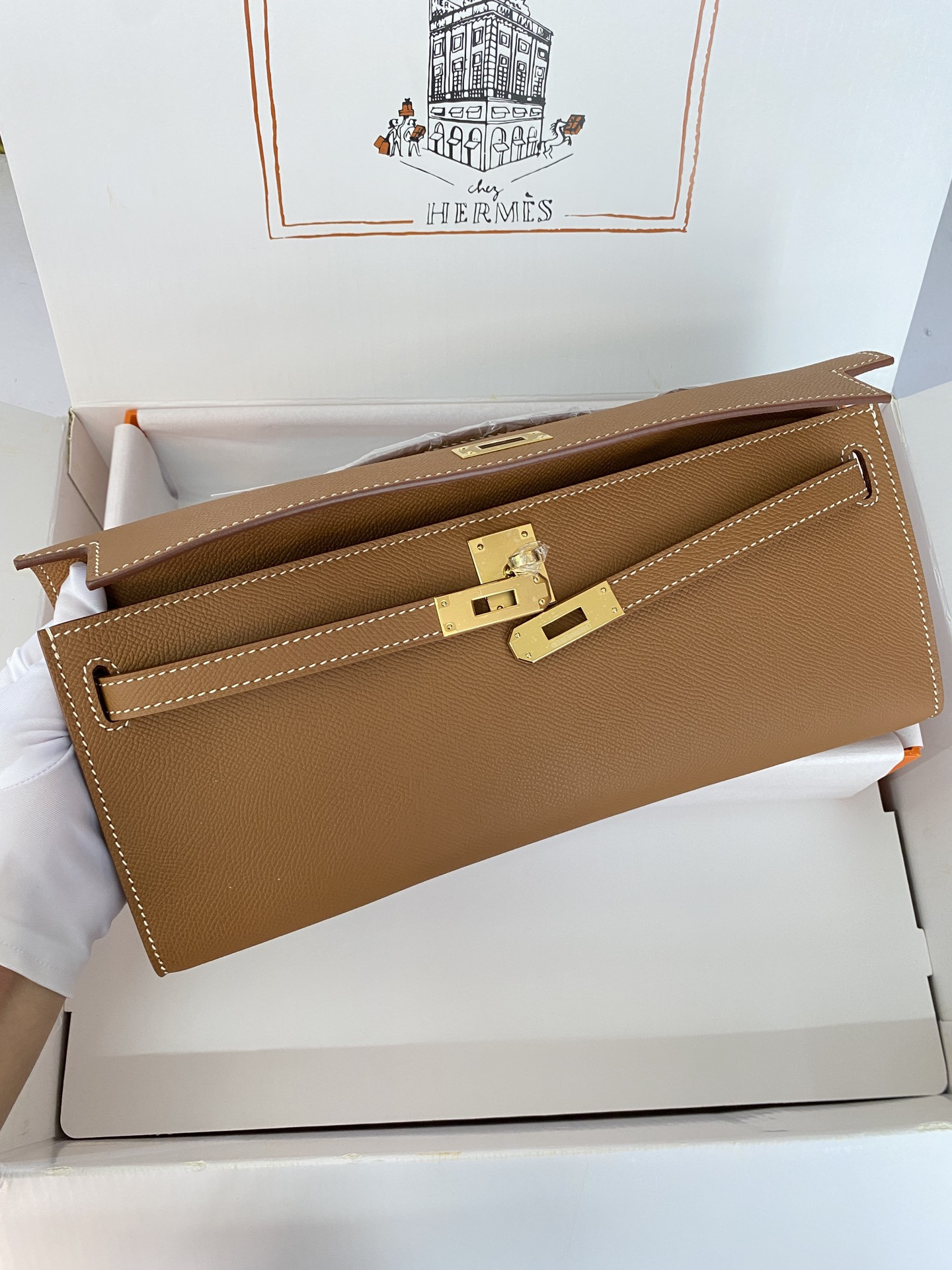 H**mes kelly cut 31cm epsom leather