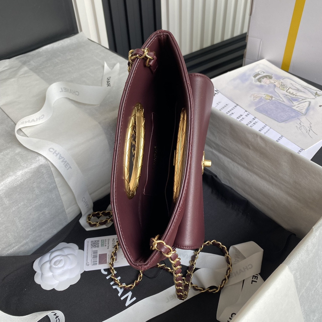 Ch*el 24b evening bag 19x25x3cm