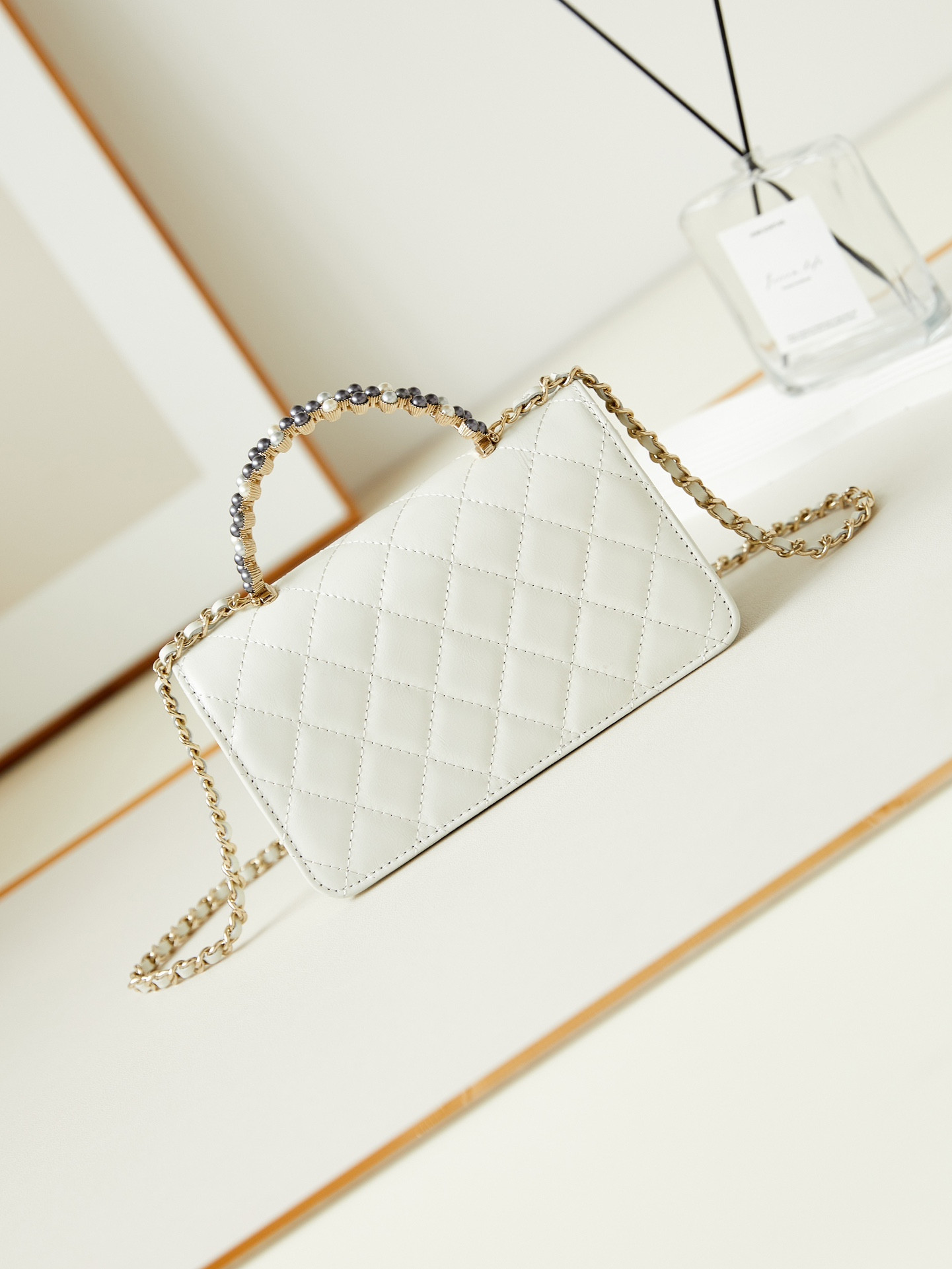 Ch*el 24p woc classic wallet on chain 11x18.5x6cm